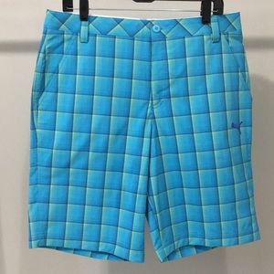 Men’s Plaid Puma Golf Shorts-NWOT